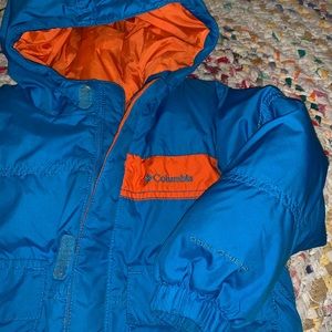 Columbia Blue and Orange Toddler Jacket